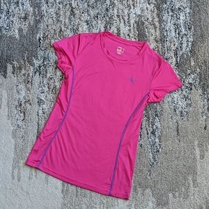 Puma Contrast Stitch Poly Tee - XS